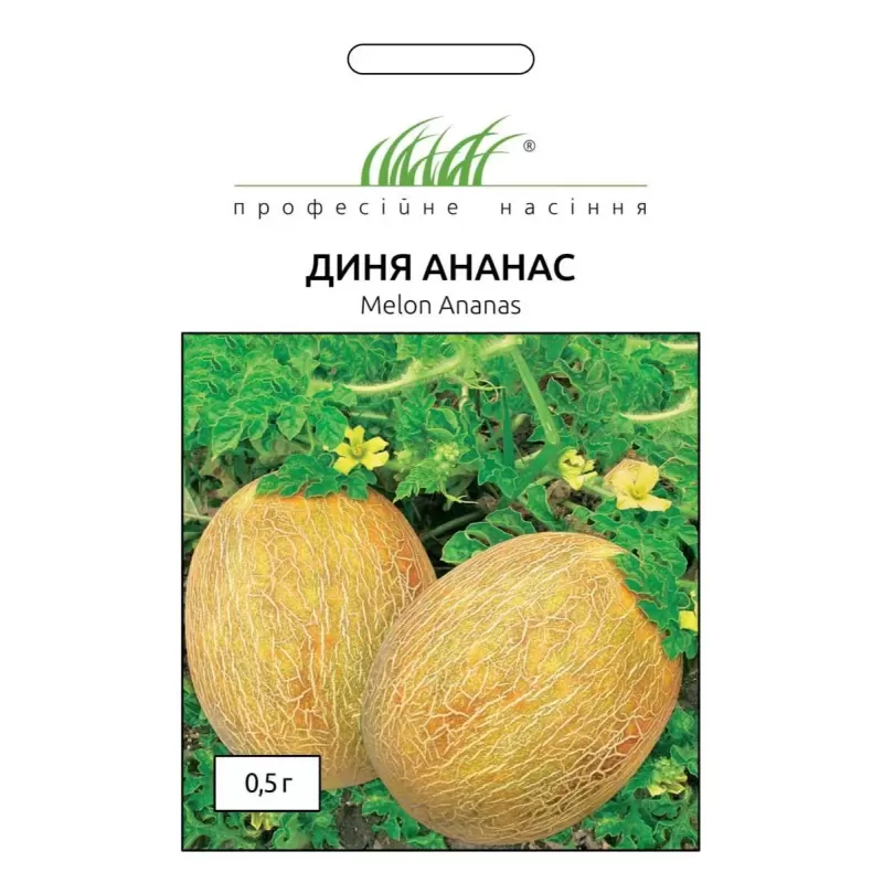 Диня Ананас 0,5 г Професійне насіння
