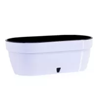 Горщик Асті Box балконний 12л (білий)