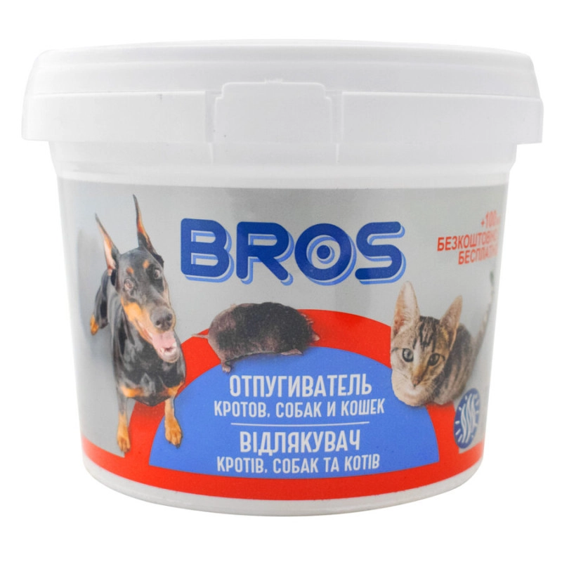 Відлякувач кротів, собак і котів 350мл BROS