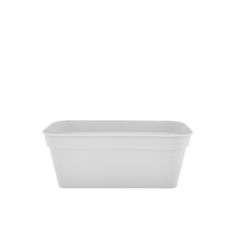 Вазон Глорія  балконий 40*18 см.(білий)