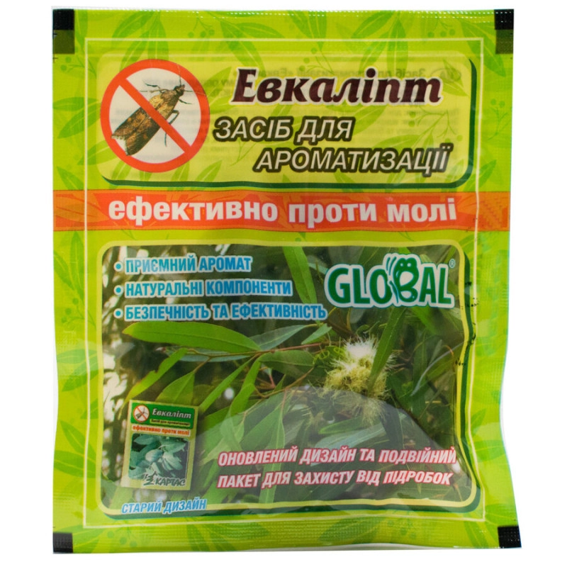 Таблетка від молі з Евкаліпт 10шт  Global 