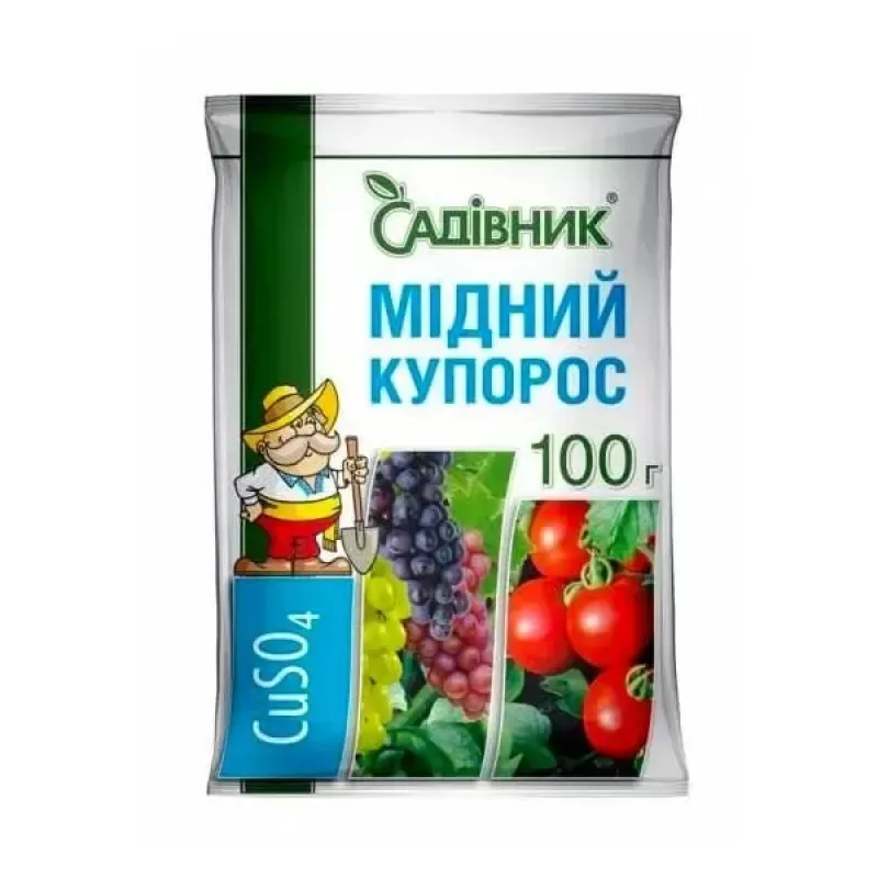 Мідний купорос 100г Садівник