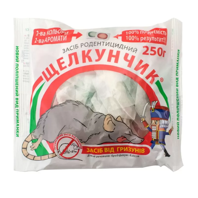 Тісто Щелкунчик проти гризунів 0.250г Україна