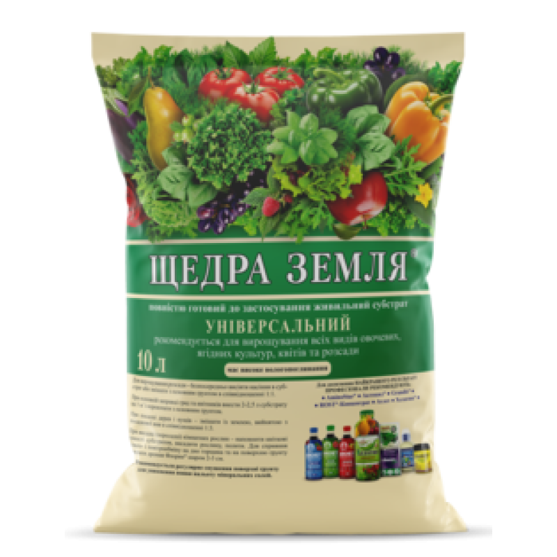 Субстрат Щедра земля 10 л